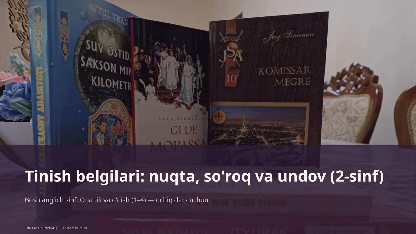 Tinish belgilari: nuqta, so'roq va undov (2-sinf)