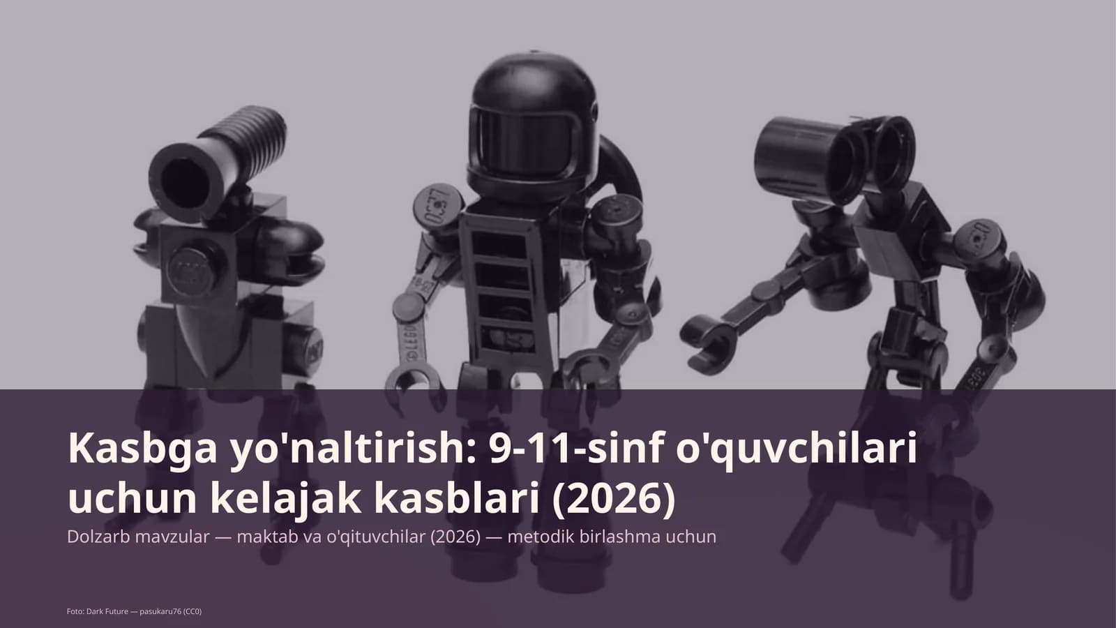 Kasbga yo'naltirish: 9-11-sinf o'quvchilari uchun kelajak kasblari (2026)