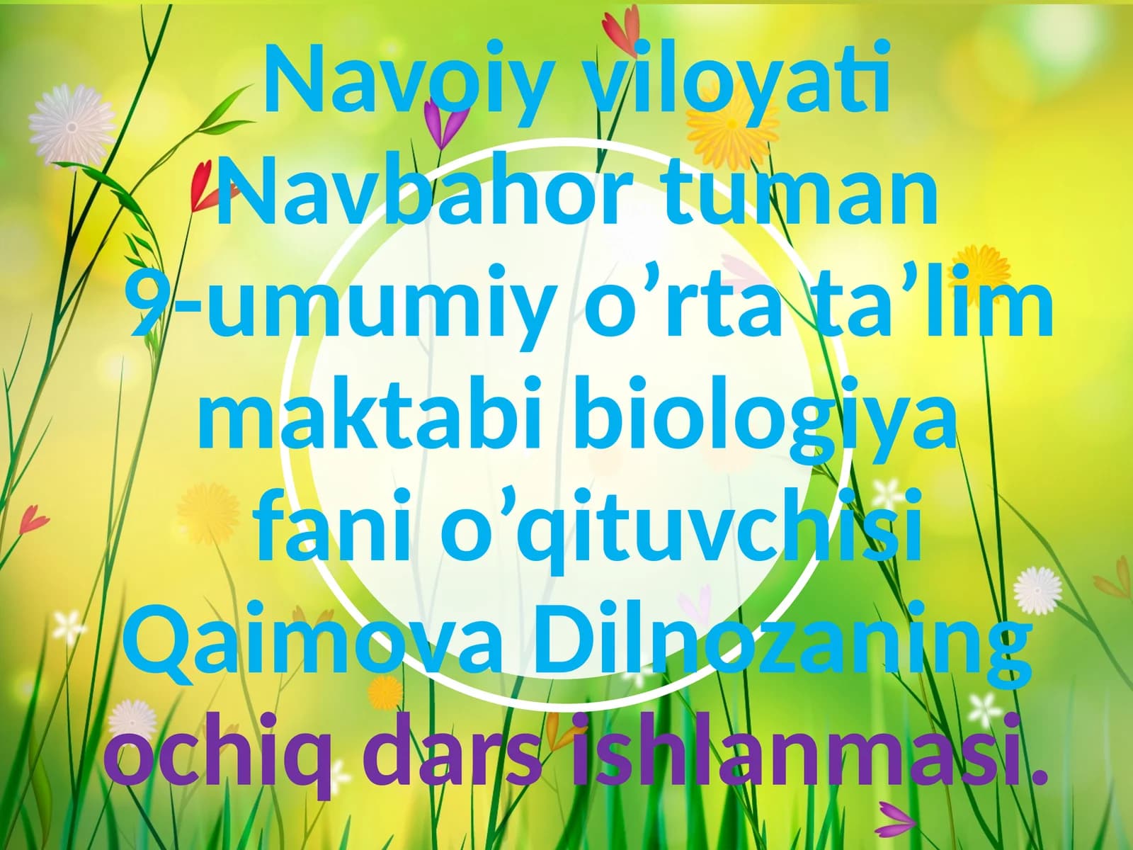 5-sinf Biologiya, Botanika fanidan Zamburug'lar dunyosi dars ishlanma