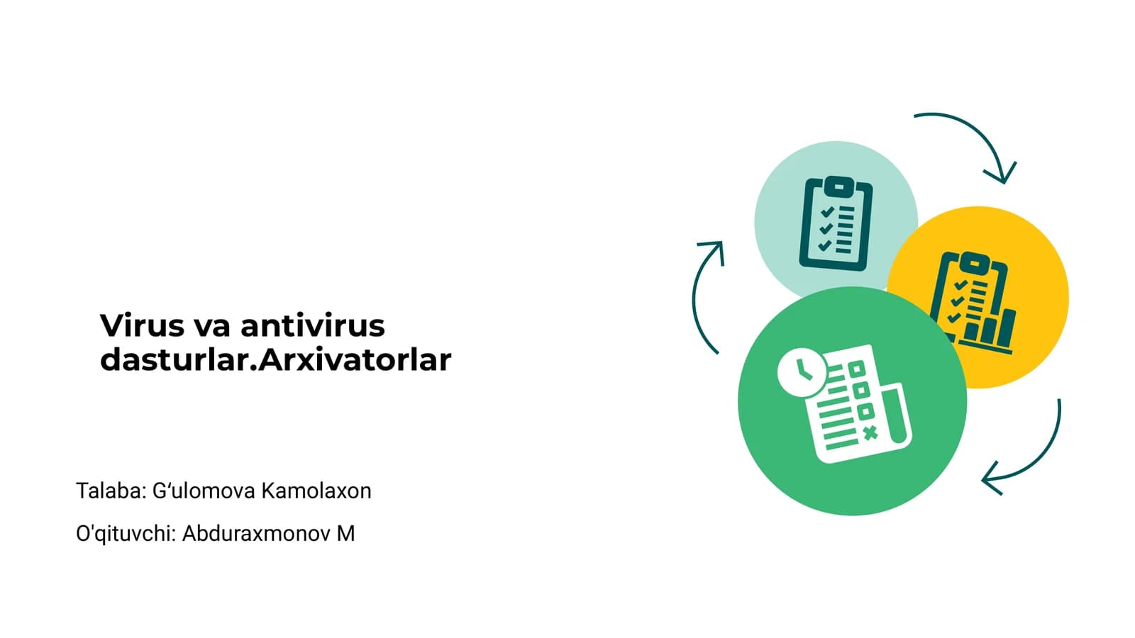 Virus va antivirus dasturlar