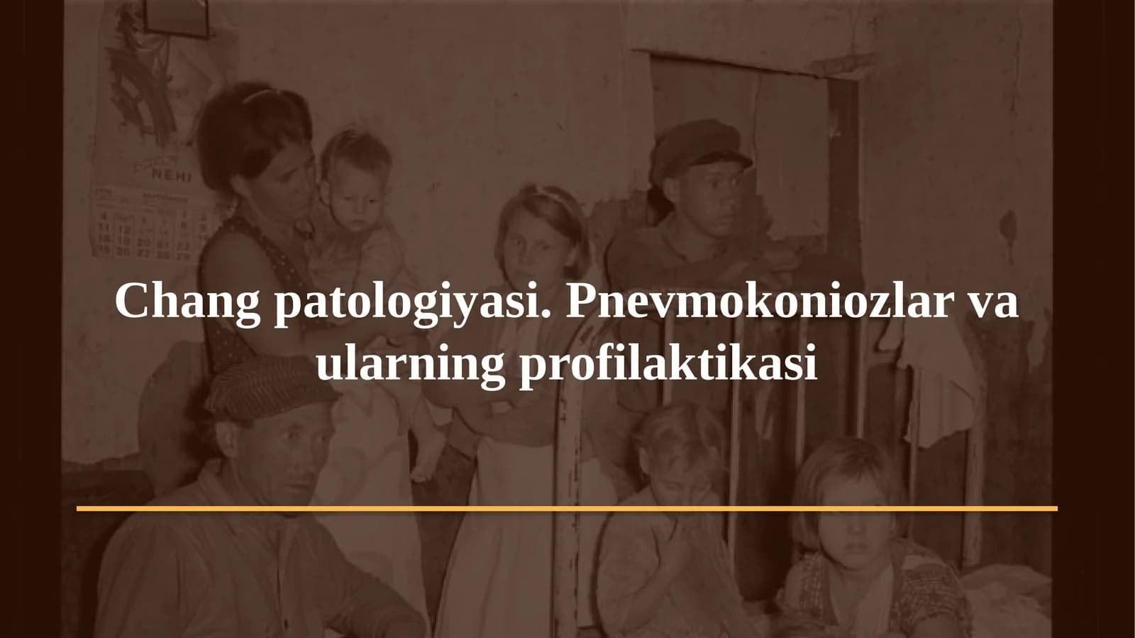 Chang patologiyasi. Pnevmokoniozlar va ularning profilaktikasi