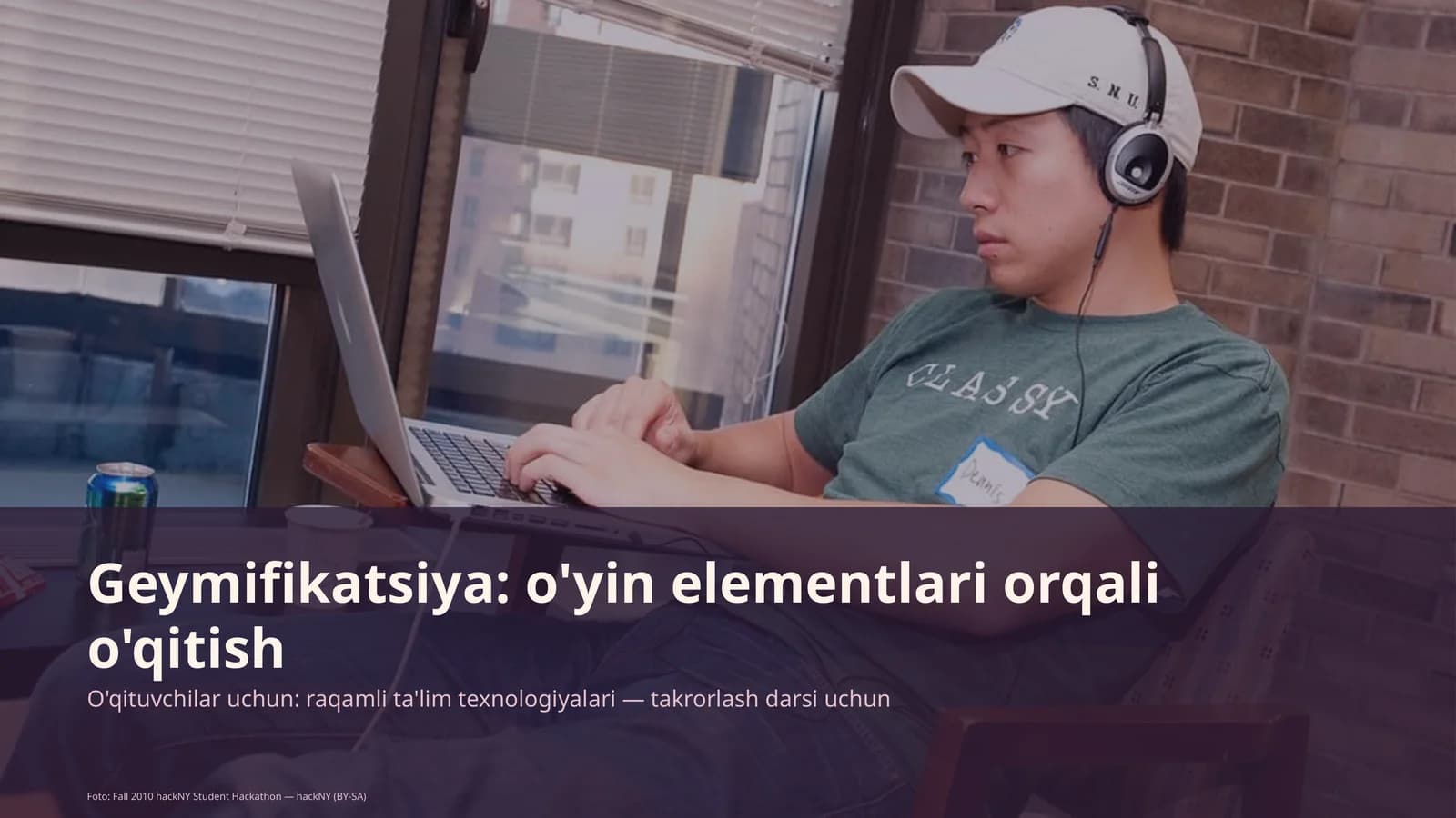 Geymifikatsiya: o'yin elementlari orqali o'qitish