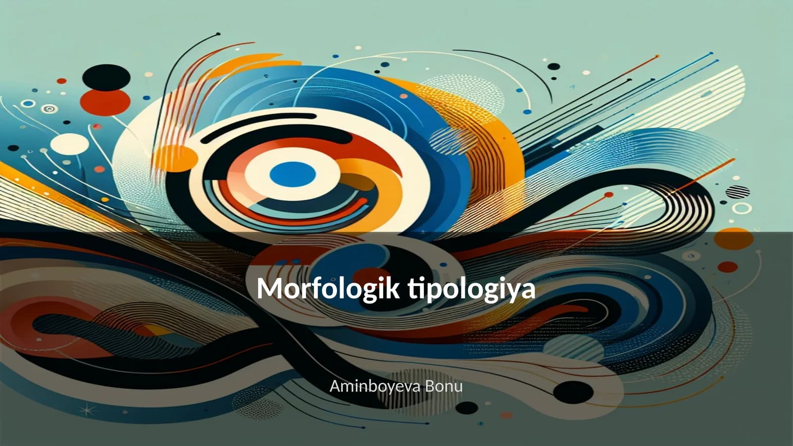 Morfologik tipologiya
