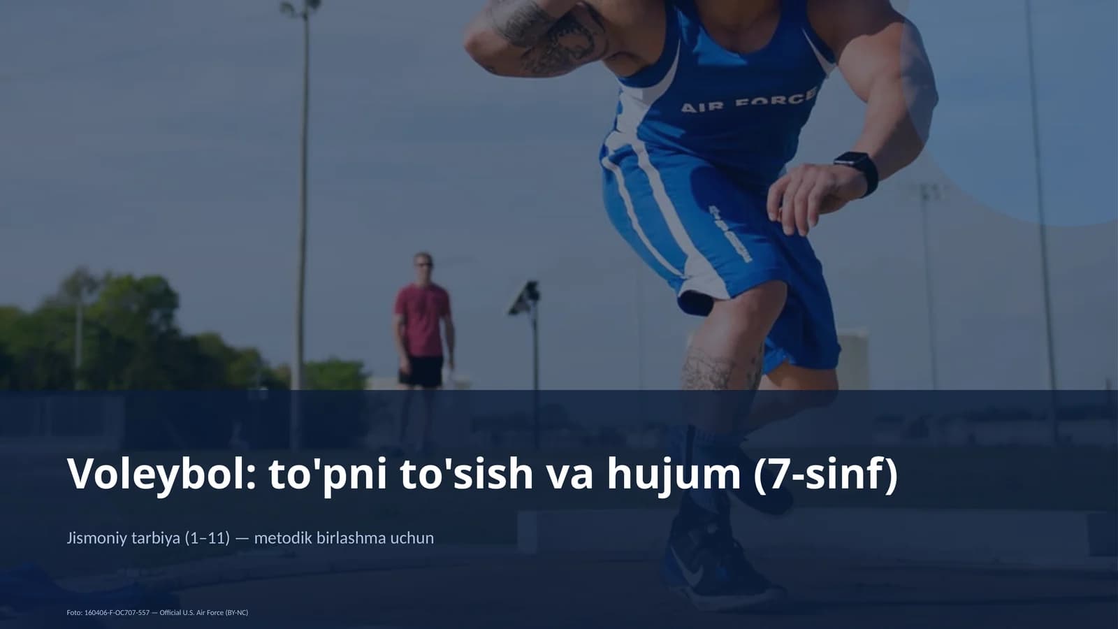 Voleybol: to'pni to'sish va hujum (7-sinf)