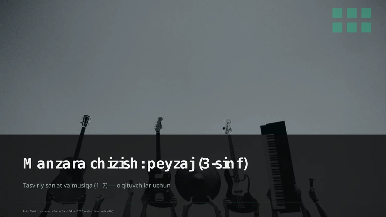 Manzara chizish: peyzaj (3-sinf)