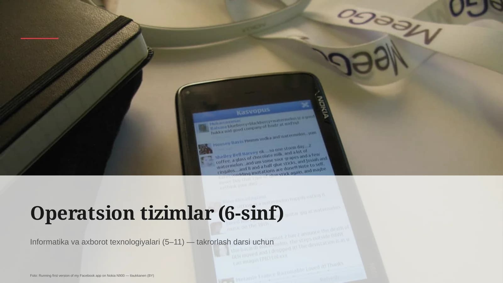 Operatsion tizimlar (6-sinf)
