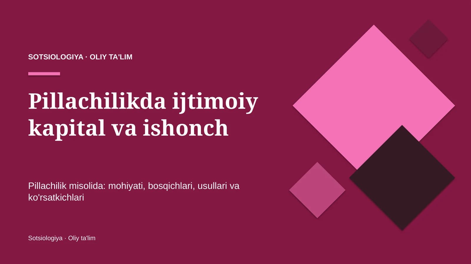 pillachilikda ijtimoiy kapital va ishonch 5284