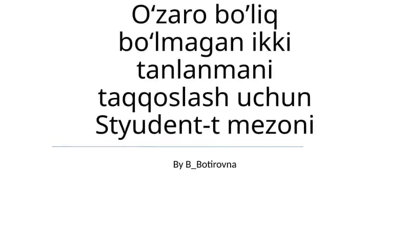 Styudent-t mezoni