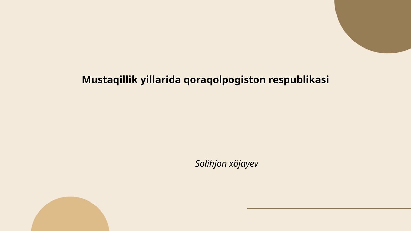 Mustaqillik yillarida qoraqolpogiston respublikasi