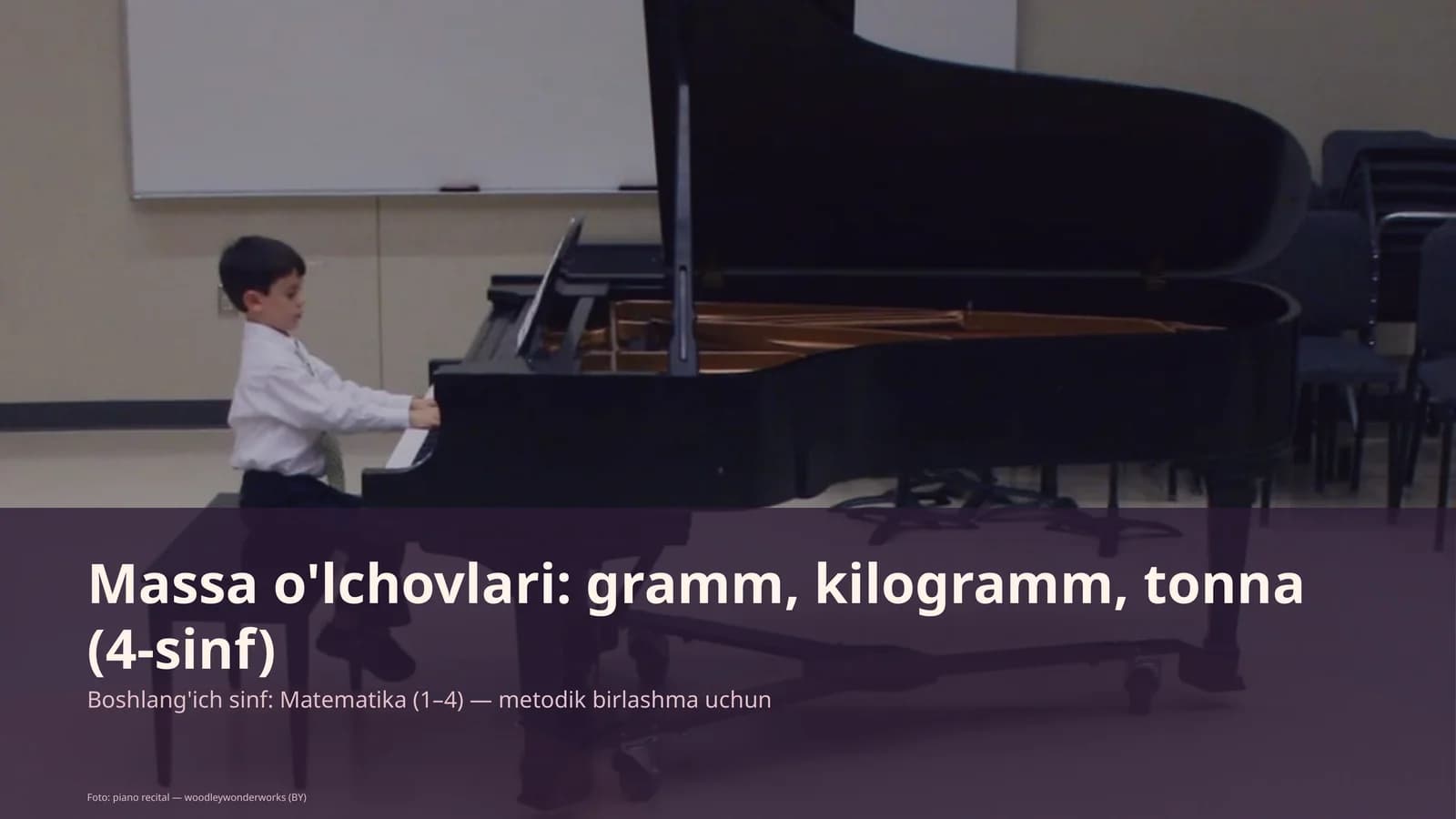 Massa o'lchovlari: gramm, kilogramm, tonna (4-sinf)