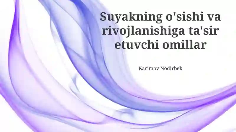 Oziq-ovqat moddalari va ularning kimyoviy tarkibi