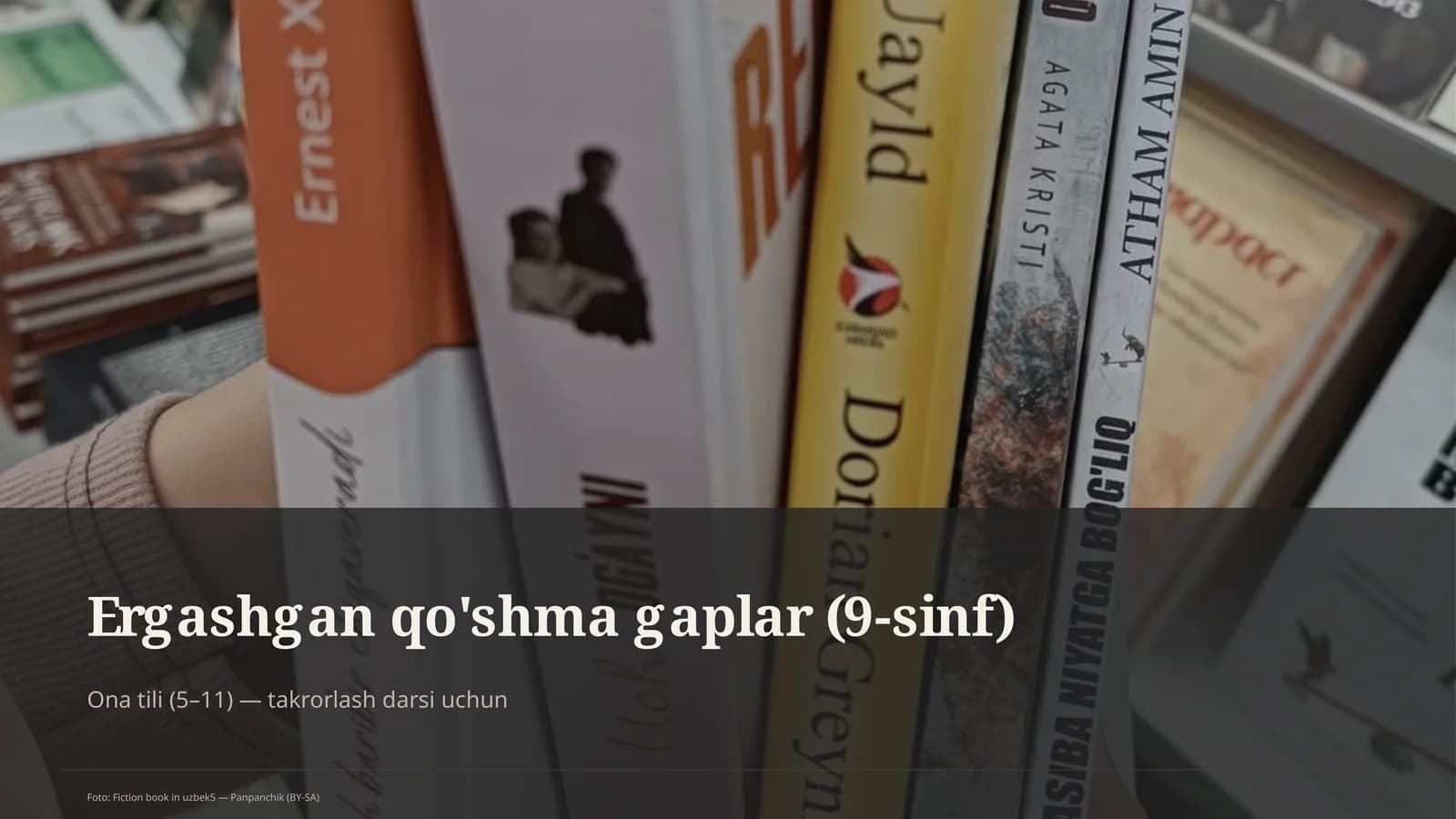 Ergashgan qo'shma gaplar (9-sinf)