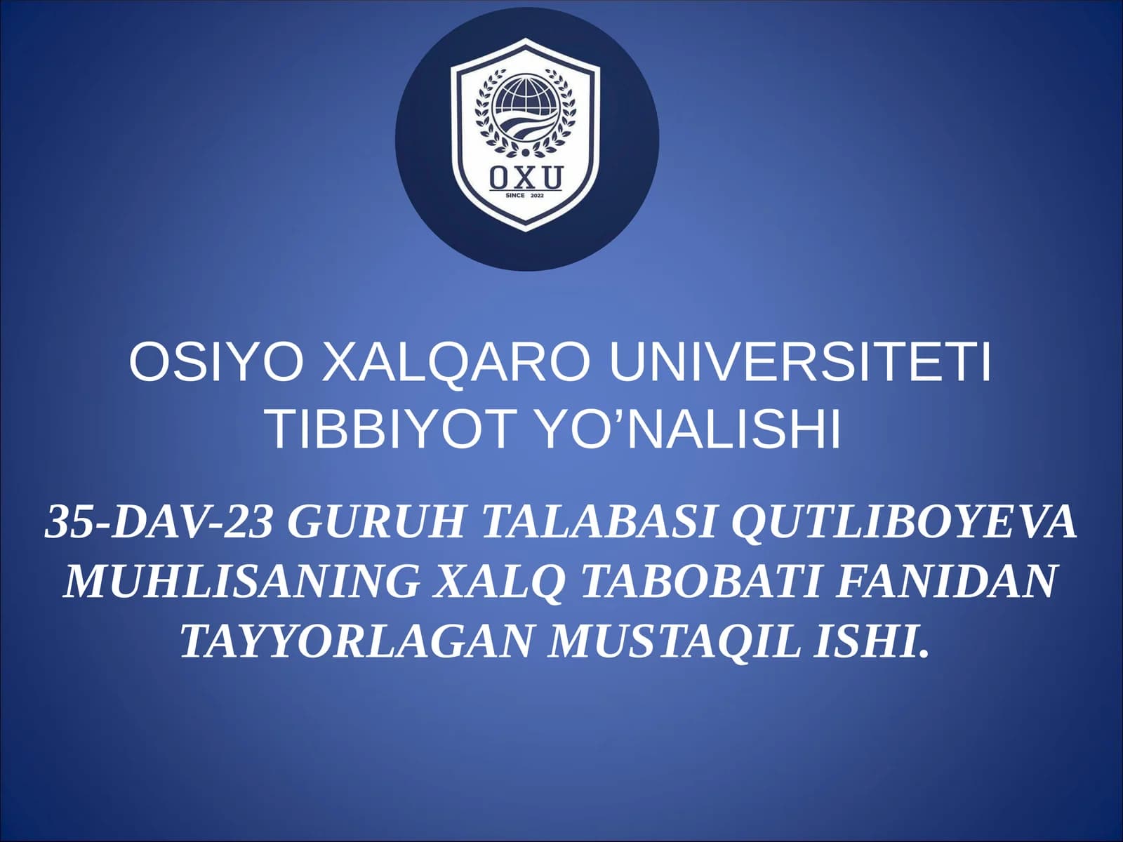 QADIMIY XITOYDA QON CHIQARISH USULI BILAN DAVOLASH