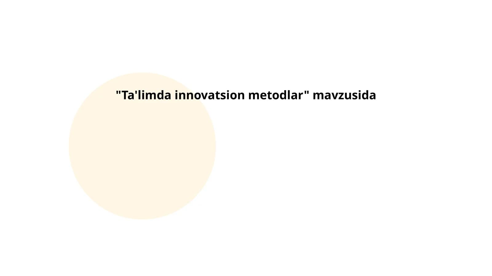 Ta'limda raqamli texnologiyalarning roli