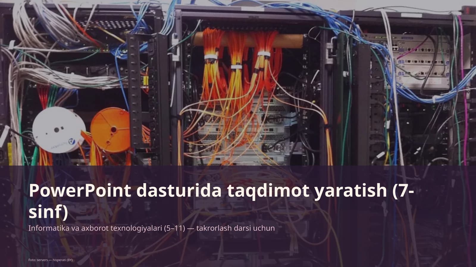 PowerPoint dasturida taqdimot yaratish (7-sinf)