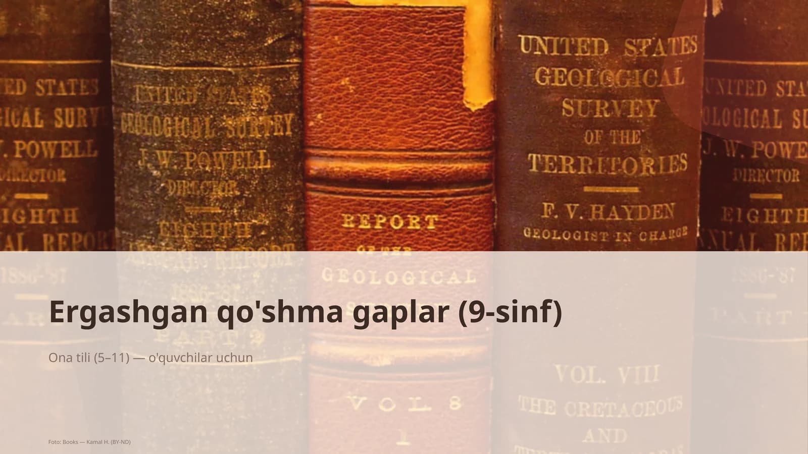 Ergashgan qo'shma gaplar (9-sinf)