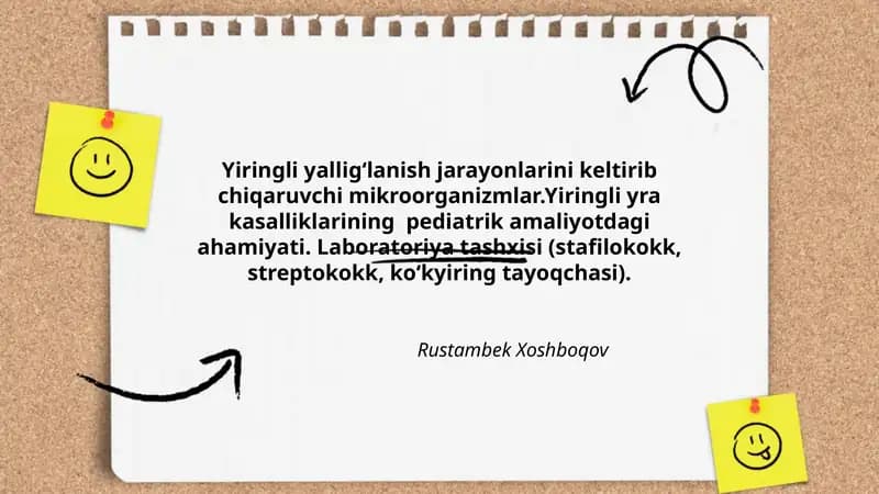 Yiringli yra kasalliklarining pediatrik amaliyotdagi ahamiyati