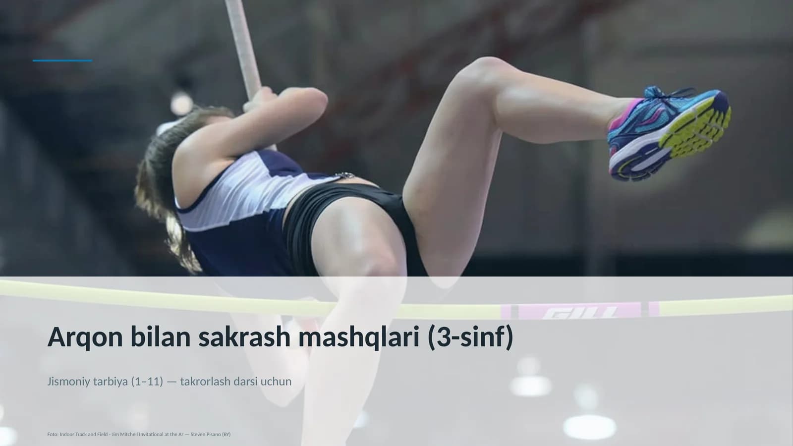 Arqon bilan sakrash mashqlari (3-sinf)