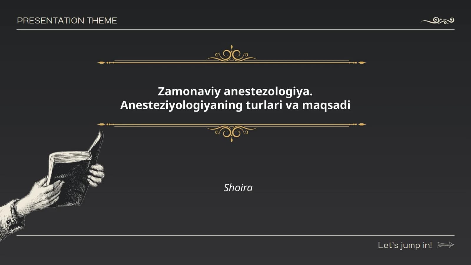 Zamonaviy anestezologiya