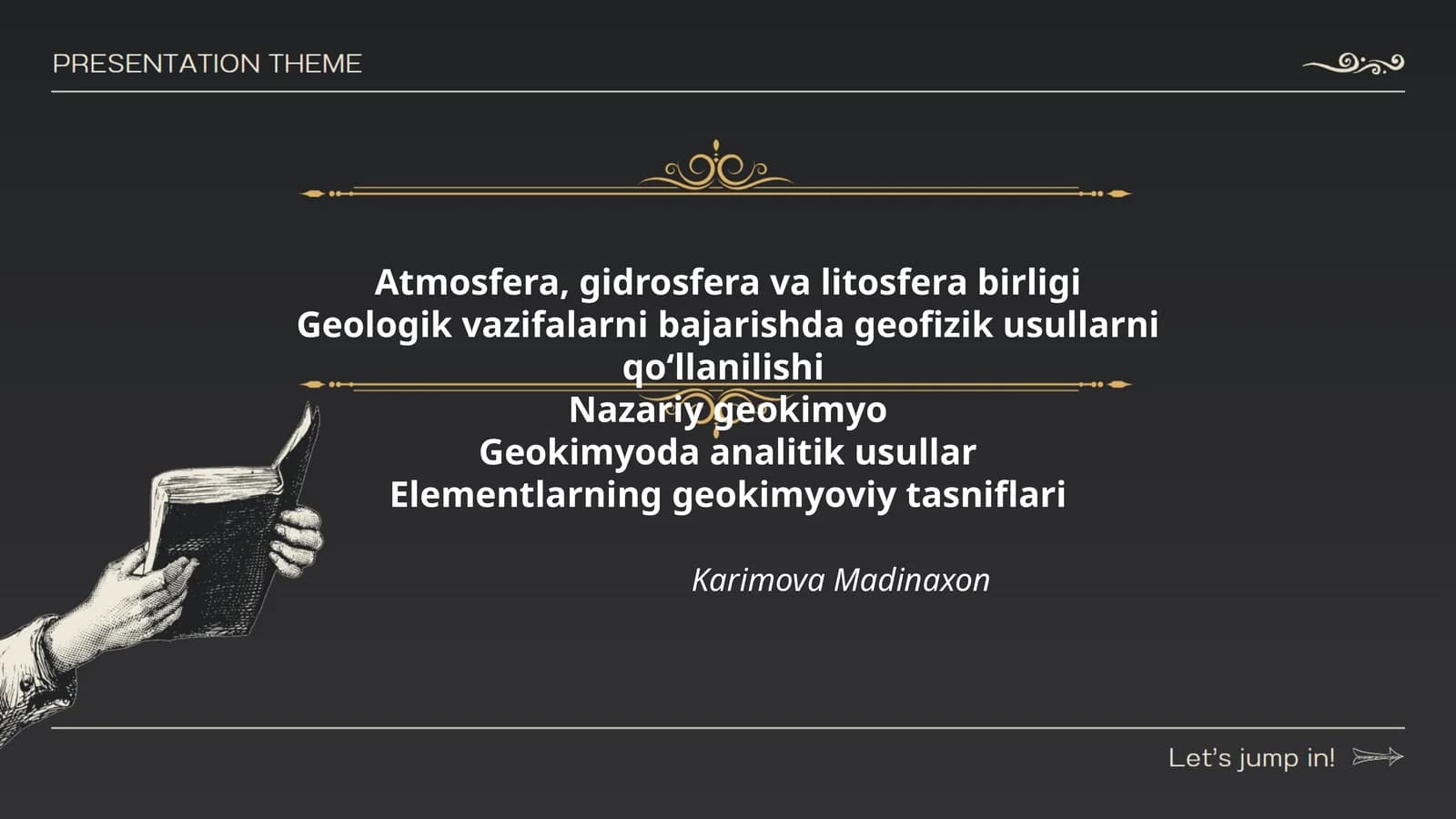 Geologik vazifalarni bajarishda geofizik usullarni qoʻllanilishi