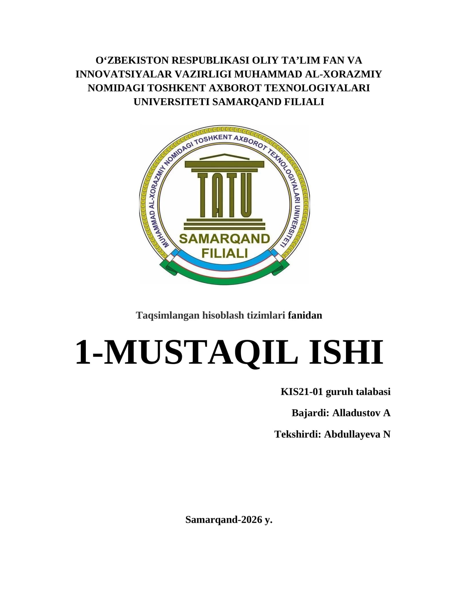 Taqsimlangan muhitda kesh mexanizmlari