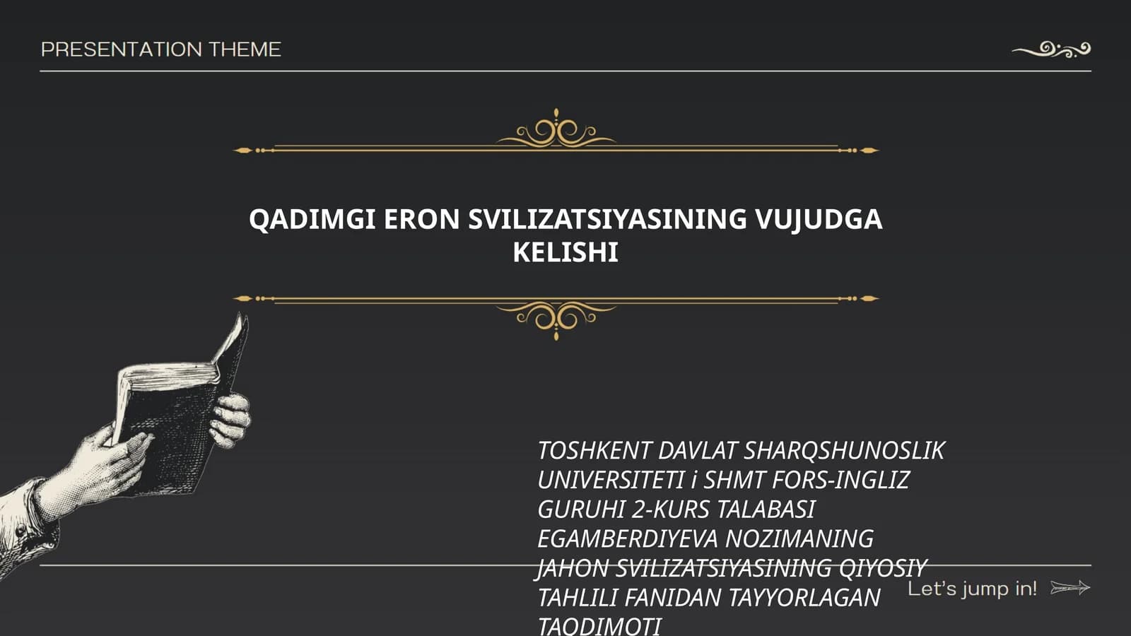 JAHON SVILIZATSIYASINING QIYOSIY TAHLILI