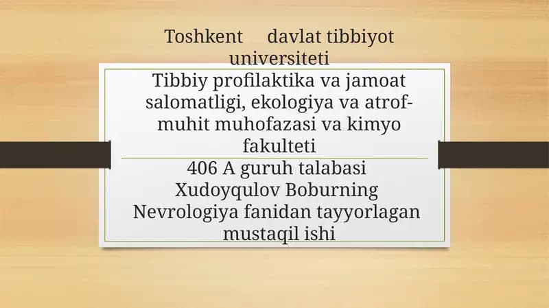 Ekologiya va atrof muhit muhofazasi