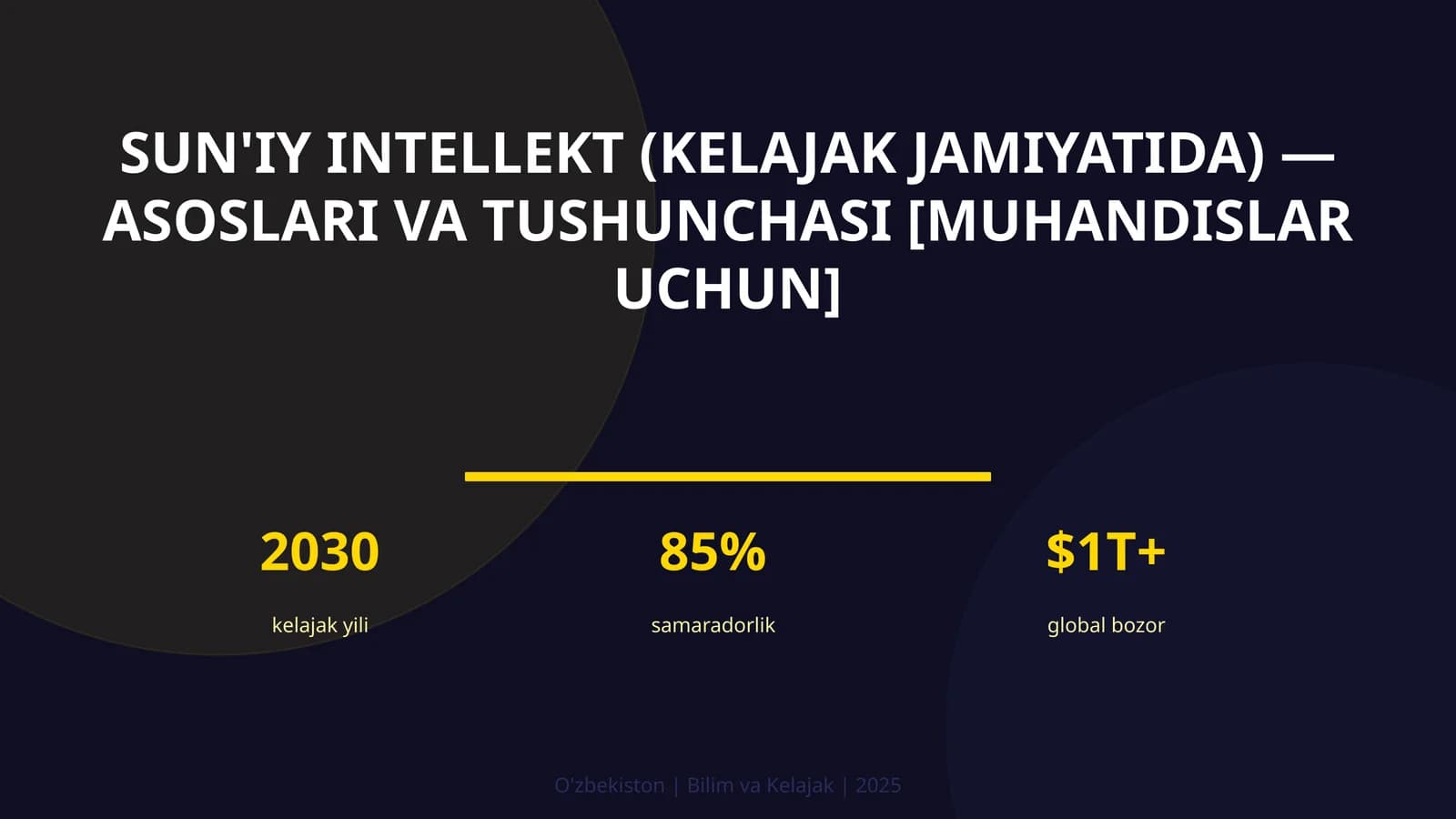 Sun'iy intellekt (kelajak jamiyatida) — asoslari va tushunchasi [muhandislar uchun]
