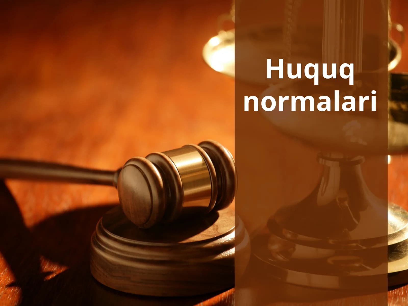 Huquq normalari