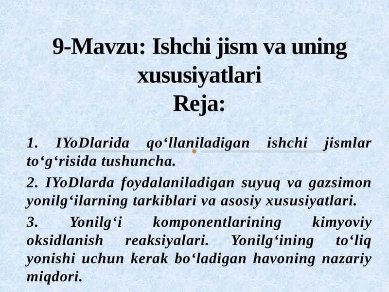 Ishchijism va uning xususiyatlari