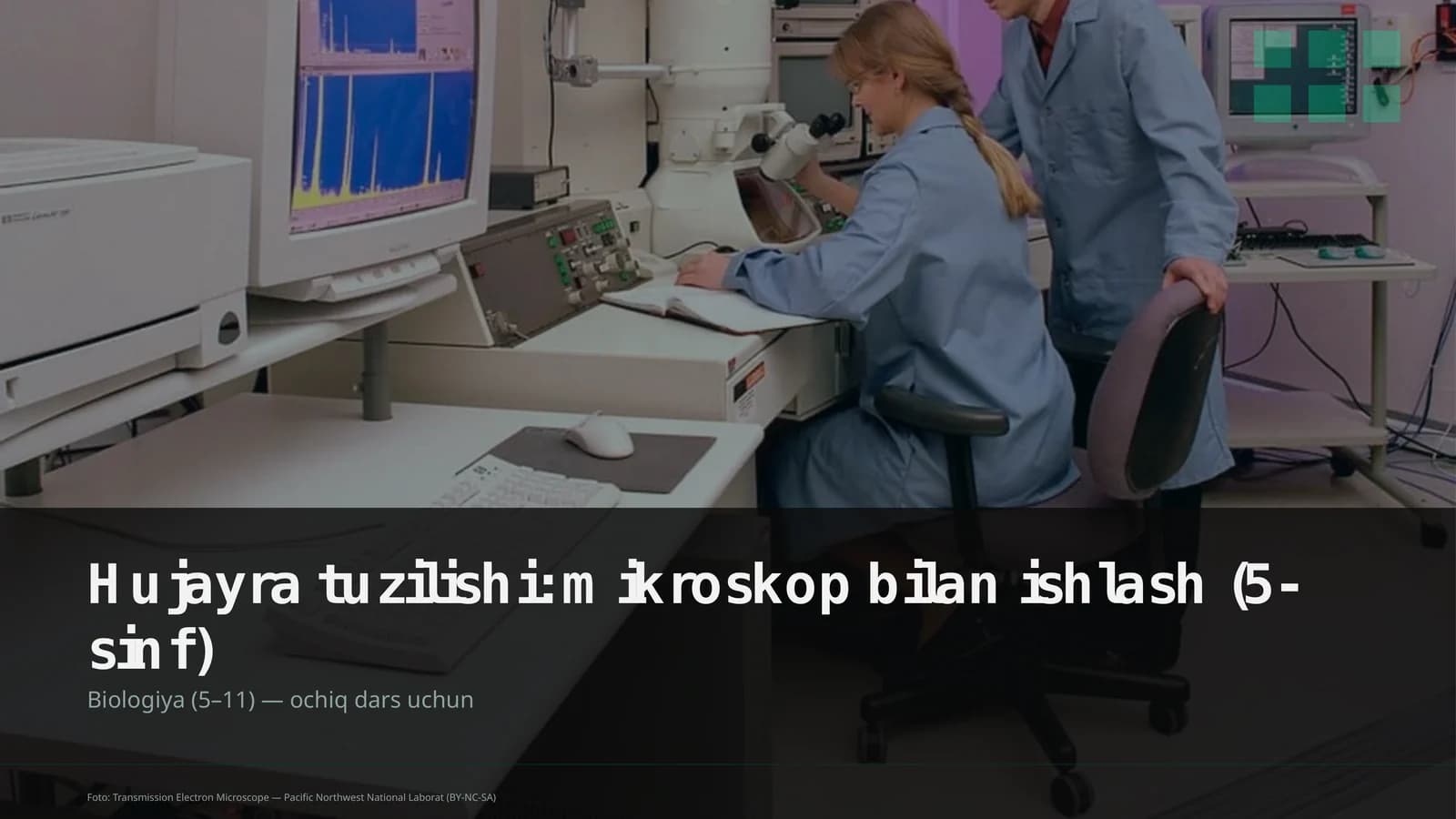 Hujayra tuzilishi: mikroskop bilan ishlash (5-sinf)