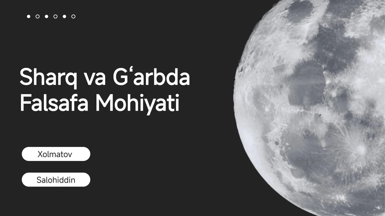 Sharq va G‘arbda Falsafa Mohiyati