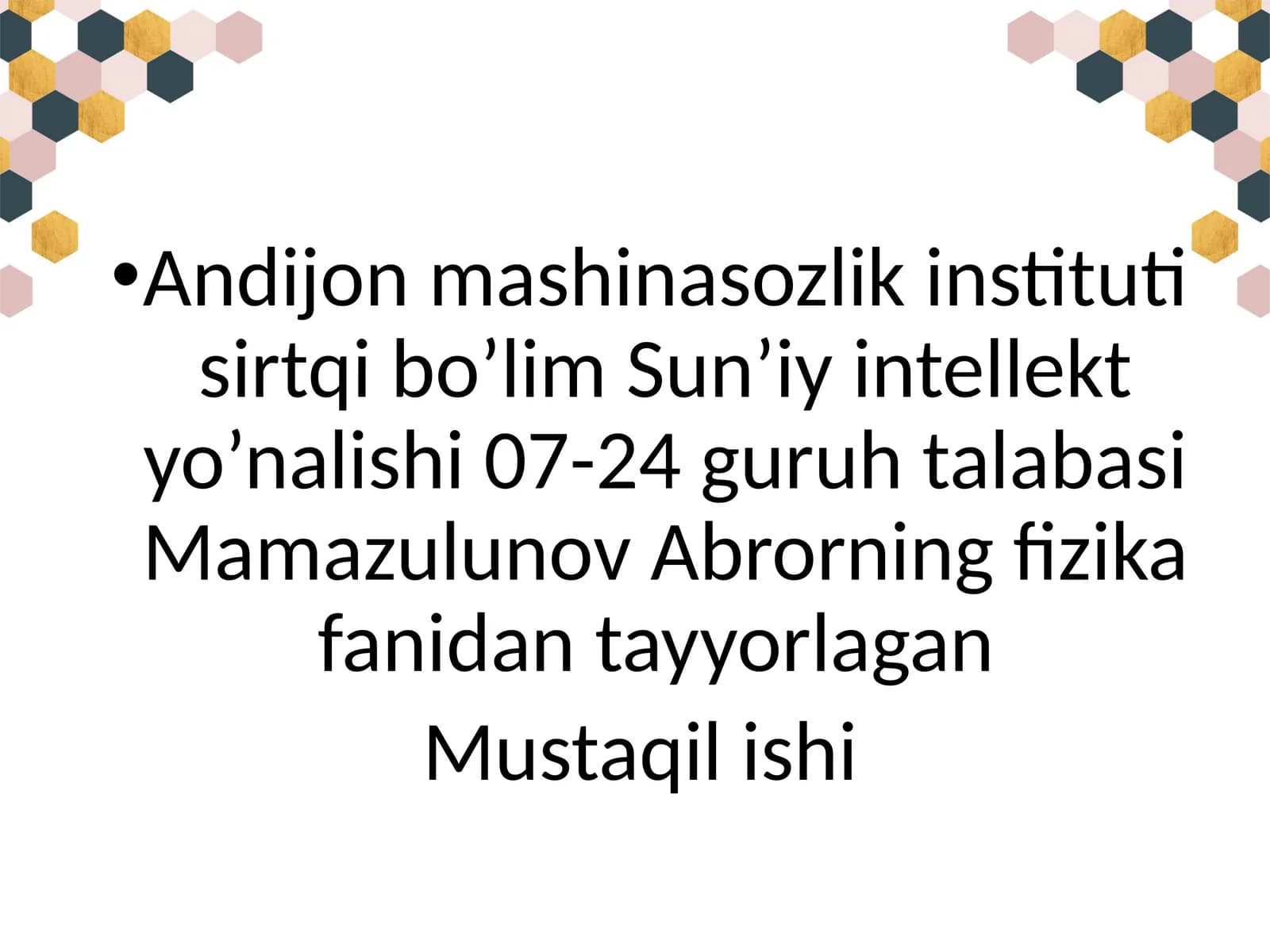 Impuls.Impulsningsaqlanishqonuni. Mеxanikishvaenеrgiya