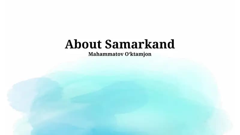 Samarkand