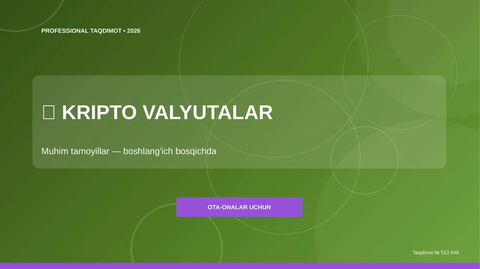 Kripto valyutalar: Muhim tamoyillar