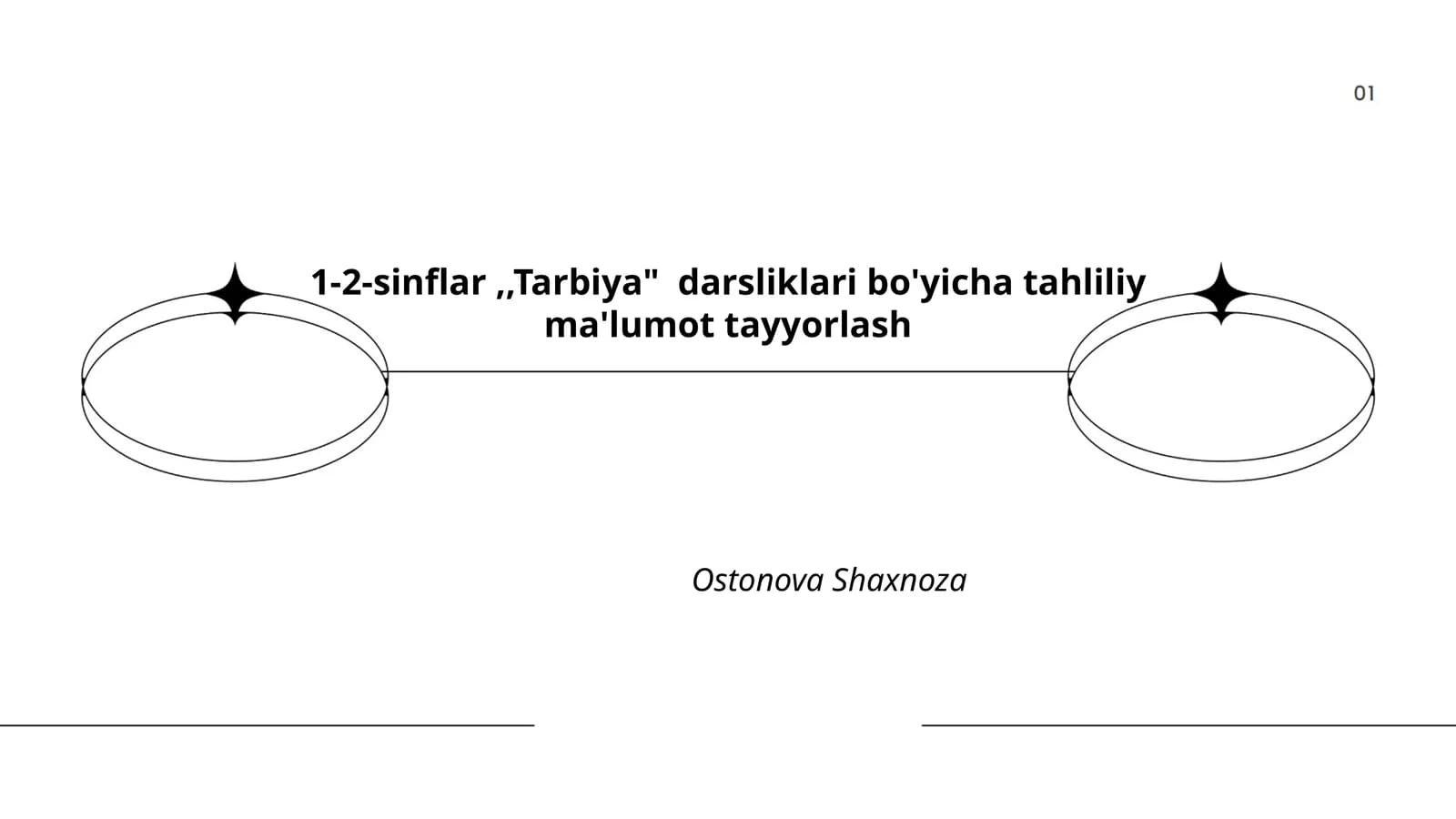 1-2-sinflar,,Tarbiya" darsliklari bo'yicha tahliliy ma'lumot tayyorlash