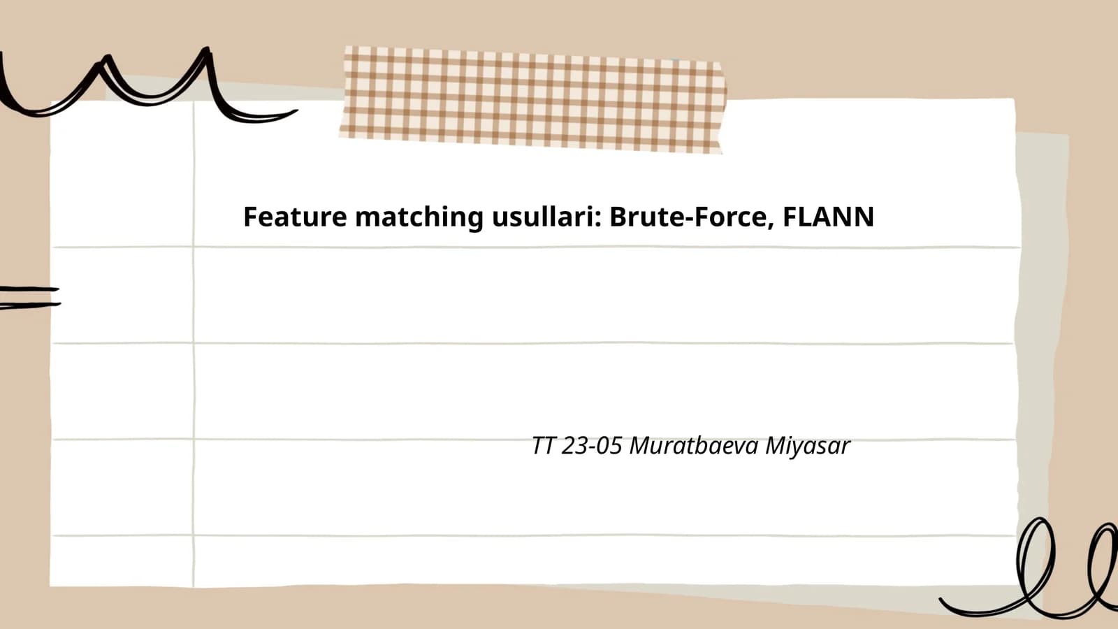 Brute-Force Matcher