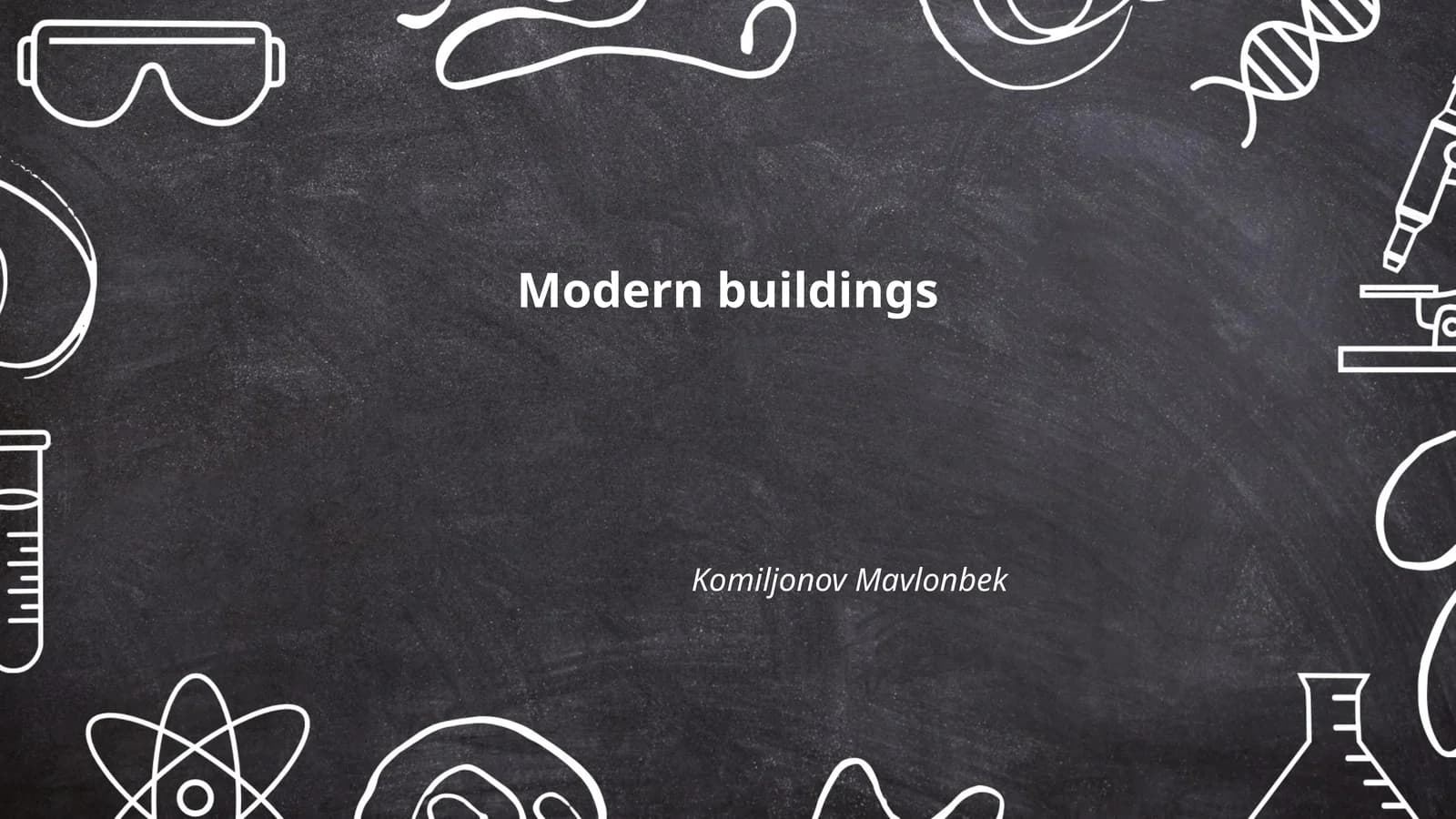 Modern buildings