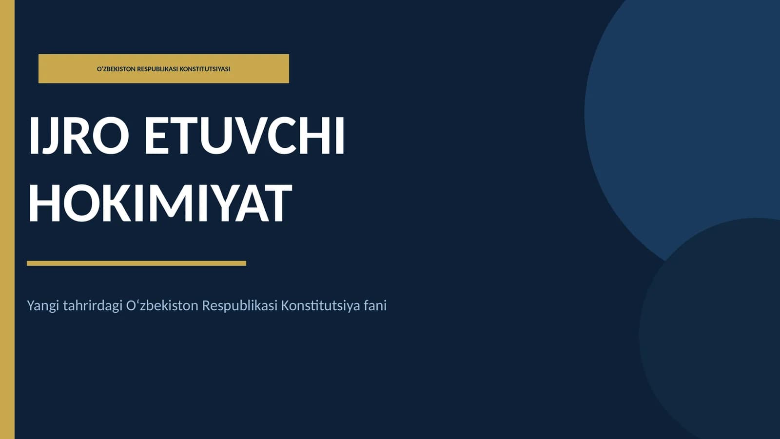Ijro hokimiyati