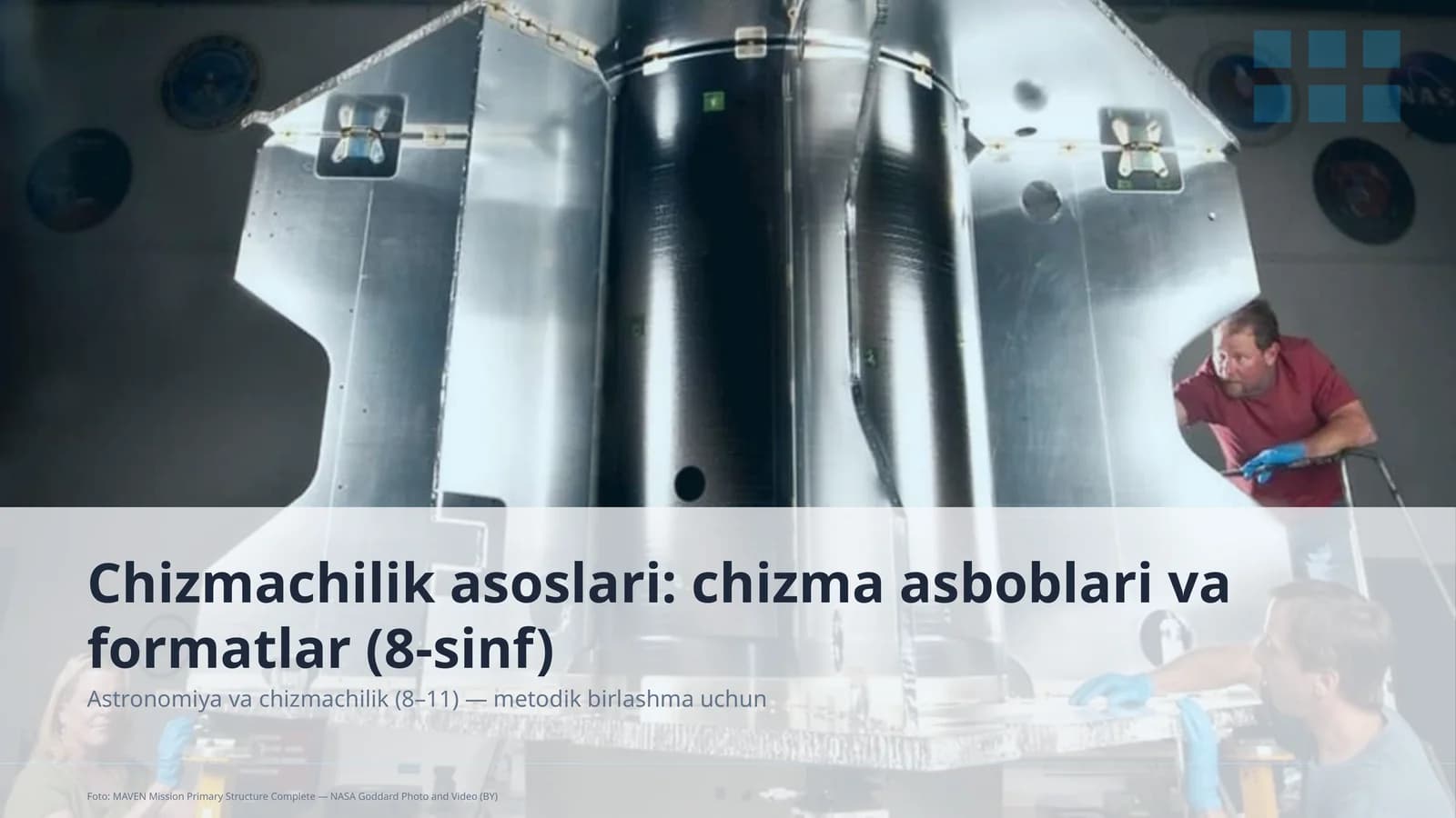 Chizmachilik asoslari: chizma asboblari va formatlar (8-sinf)