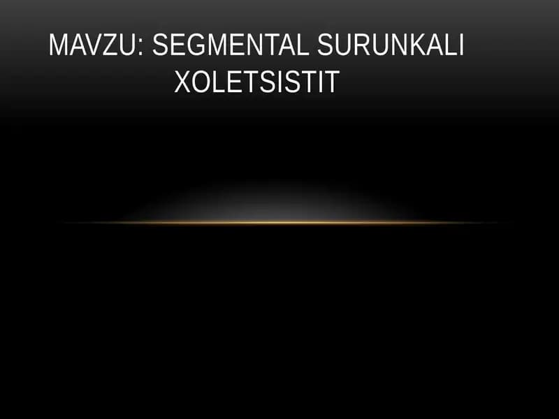Segmentalsurunkalixoletsistit