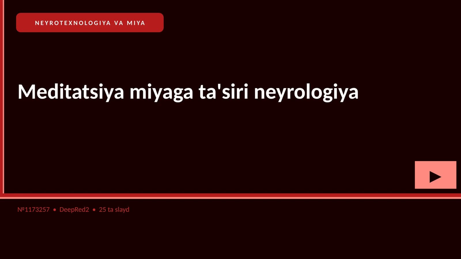 NEYROTEXNOLOGIYA VA MIYA