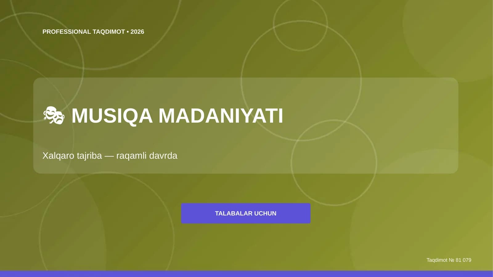 MUSIQA MADANIYATI