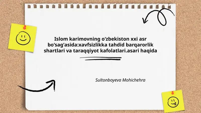 Islom Karimovning Tarixiy Roli