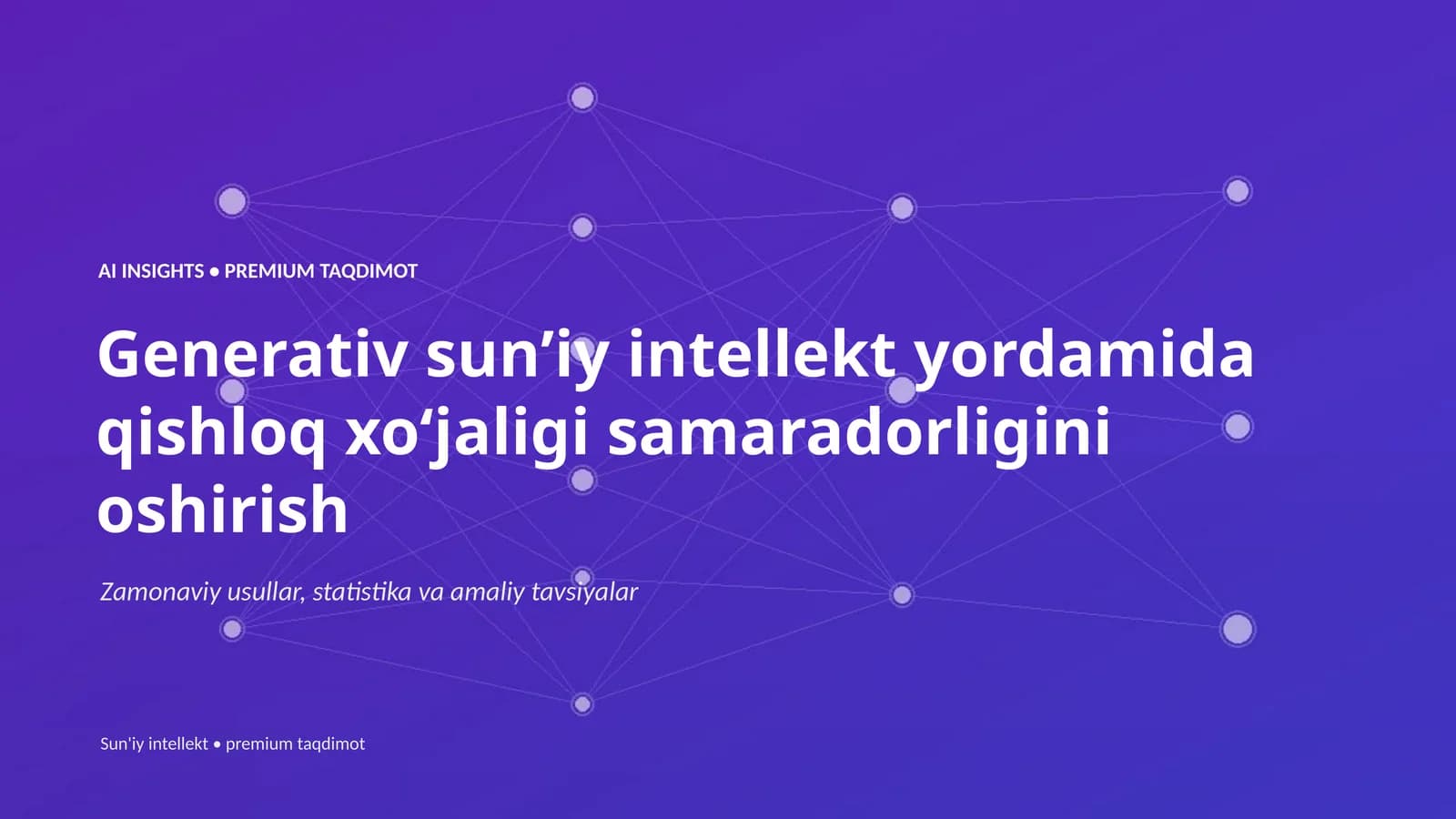 PREMIUM TAQDIMOT