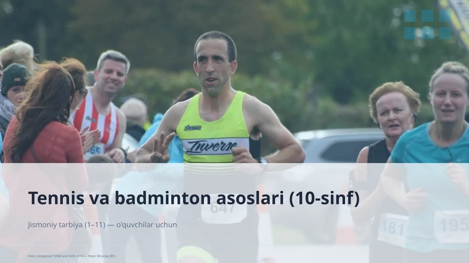 Tennis va badminton asoslari (10-sinf)