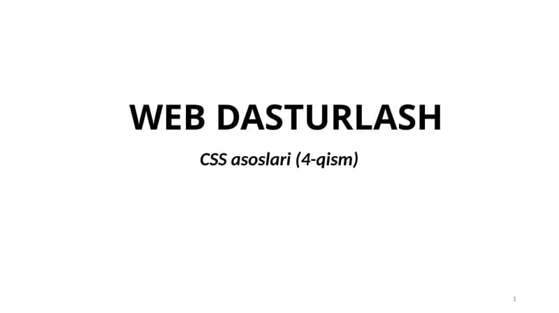 CSSasoslari