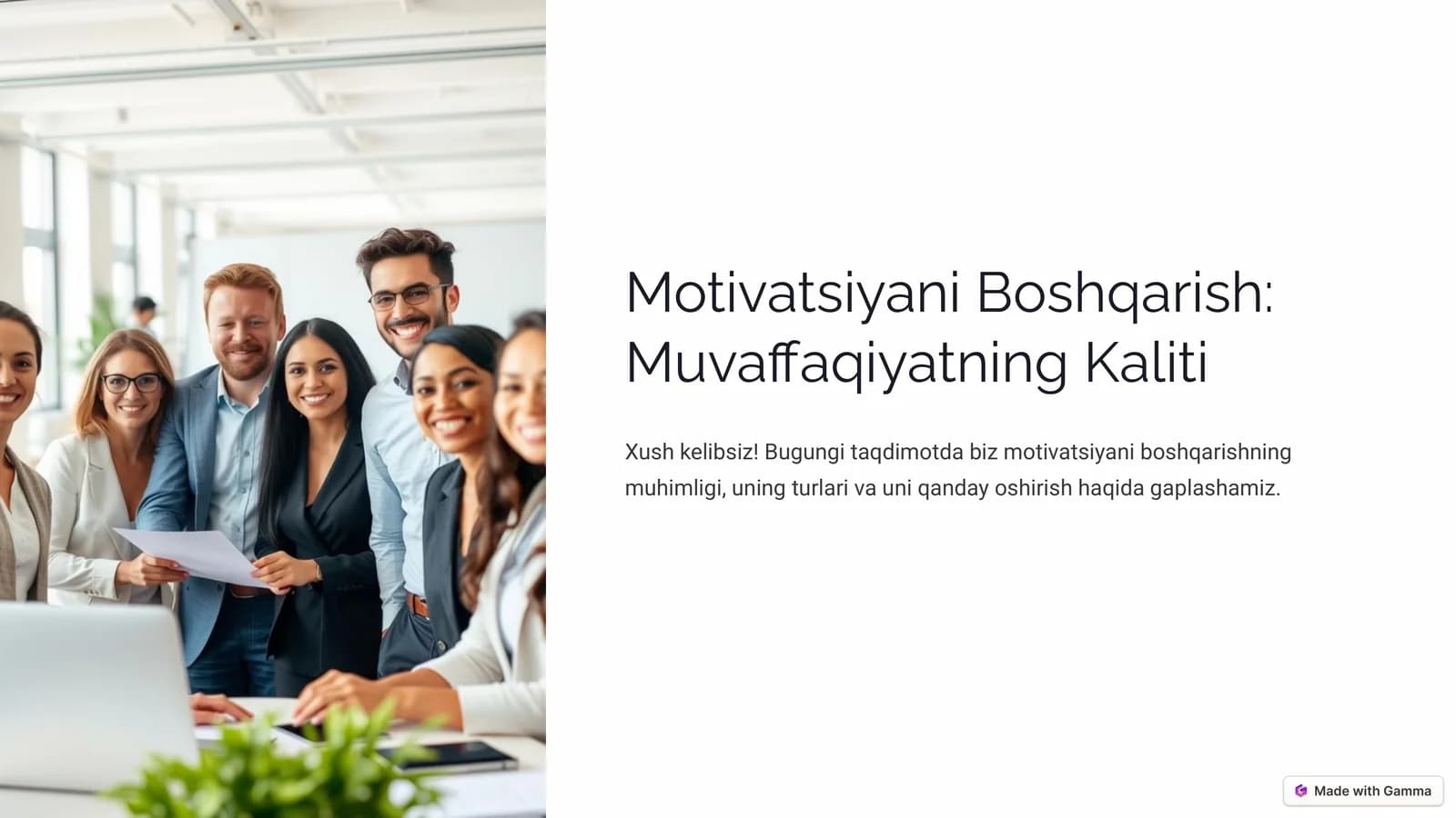 Motivatsiyani Boshqarish: Muvaffaqiyatning Kaliti