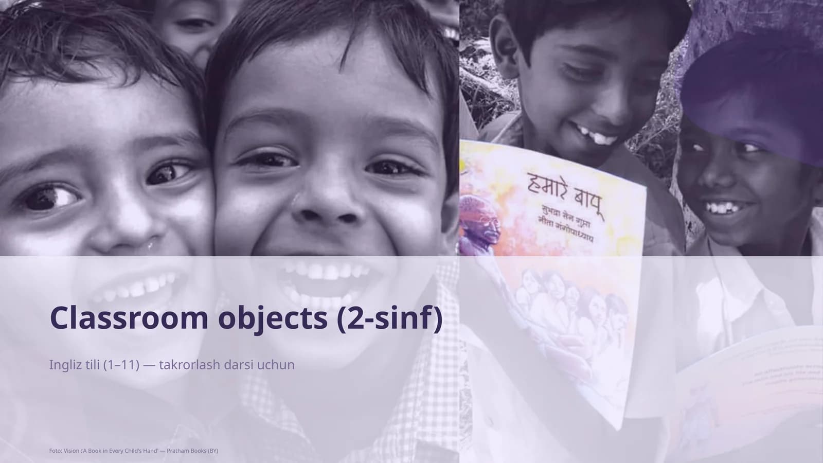 Classroom objects (2-sinf)