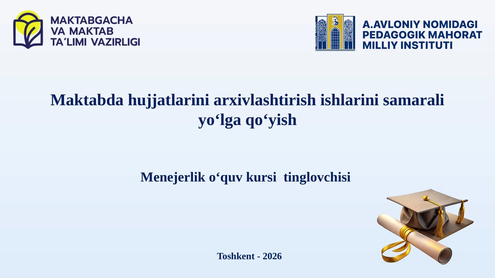 Menejerliko‘quvkursitinglovchisi